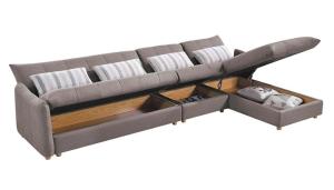 Living Room Fabric Sleeper Sofa