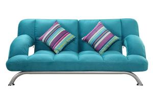 Metal Frame Fabric Sofa Bed