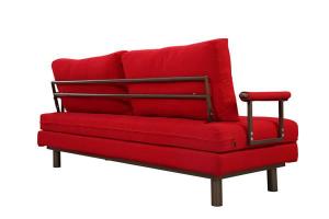 AD109 Wood Frame Fabric Sofa Bed