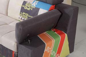 AD159 Storage Sectional Sofa Bed