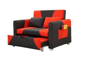 AD153 Fabric 2-Seat Sofa Bed