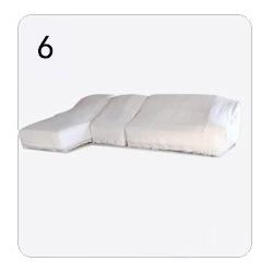 Complete sofa set after packing